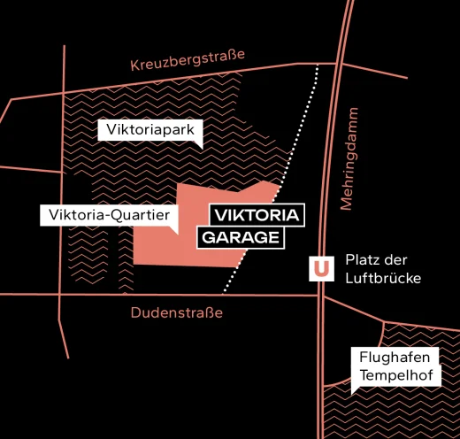 Lageplan Viktoria Garage